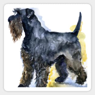 Watercolor Giant Schnauzer - Dog Lovers Magnet